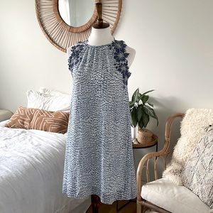 Max Studio Floral Seersucker Shift Dress